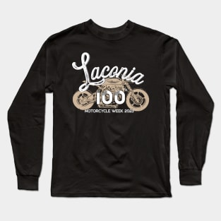 100th Anniversary Laconia Motorcycle Week New Hampshire - white Long Sleeve T-Shirt